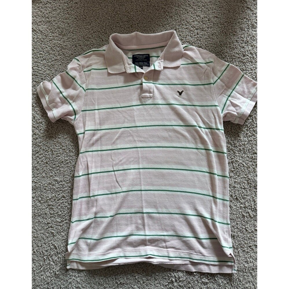 Vintage Y2K men’s American eagle collared polo